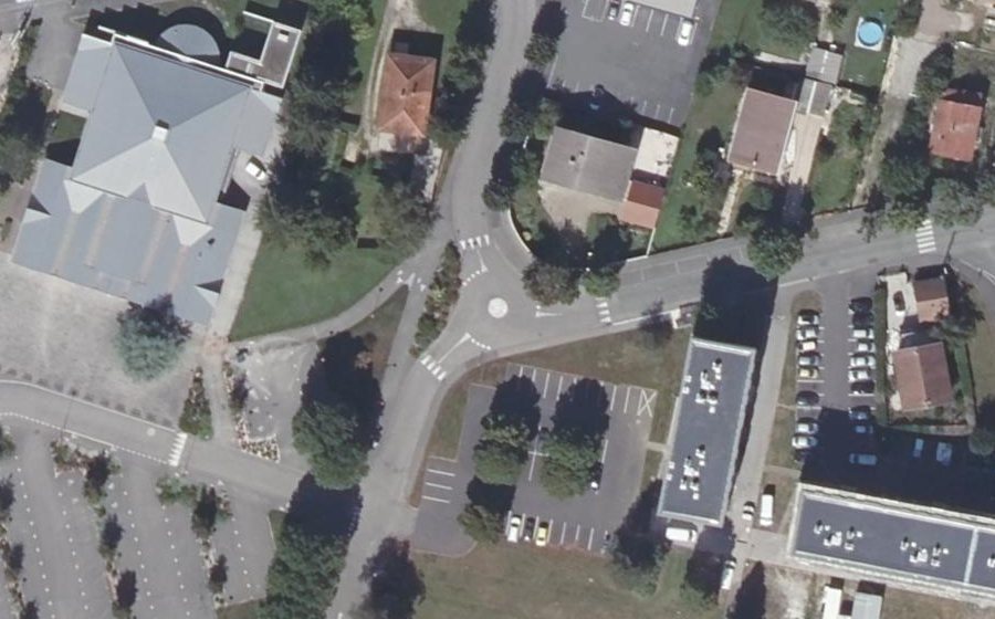 Vue aérienne du Mini-giratoire n°2592535320