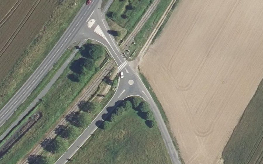 Vue aérienne du Mini-giratoire n°2601441859