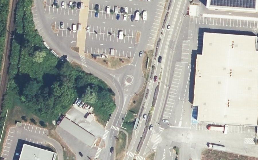 Vue aérienne du Mini-giratoire n°2605247112