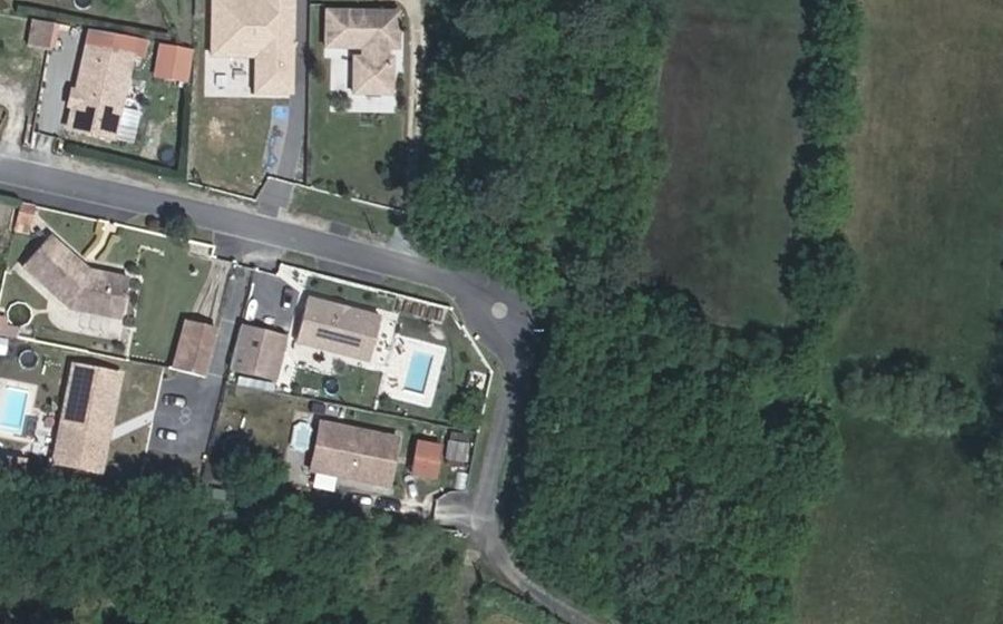 Vue aérienne du Mini-giratoire n°2605827357