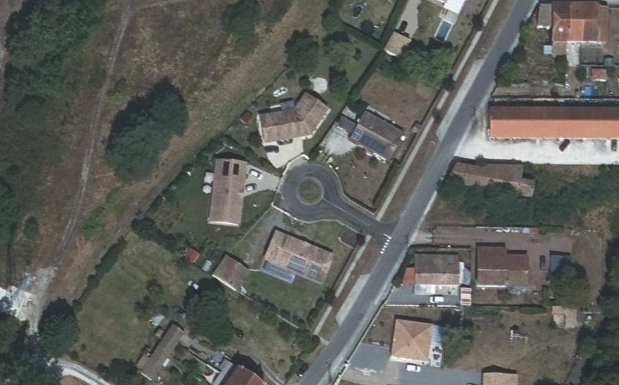 Vue aérienne du Mini-giratoire n°2605836683