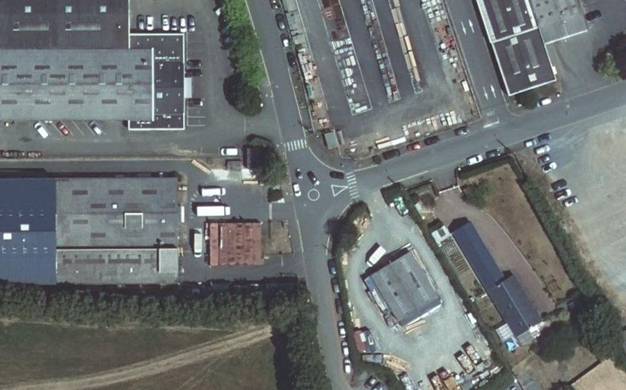 Vue aérienne du Mini-giratoire n°2610075277