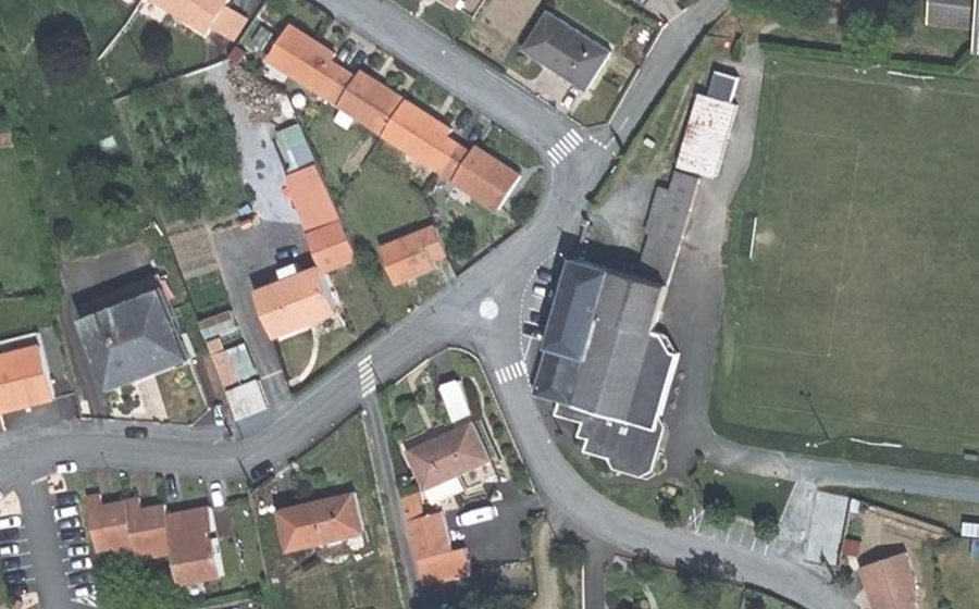 Vue aérienne du Mini-giratoire n°2622359141