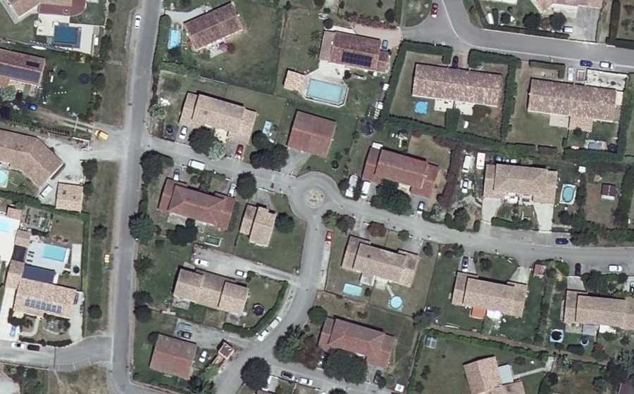 Vue aérienne du Mini-giratoire n°2623606925