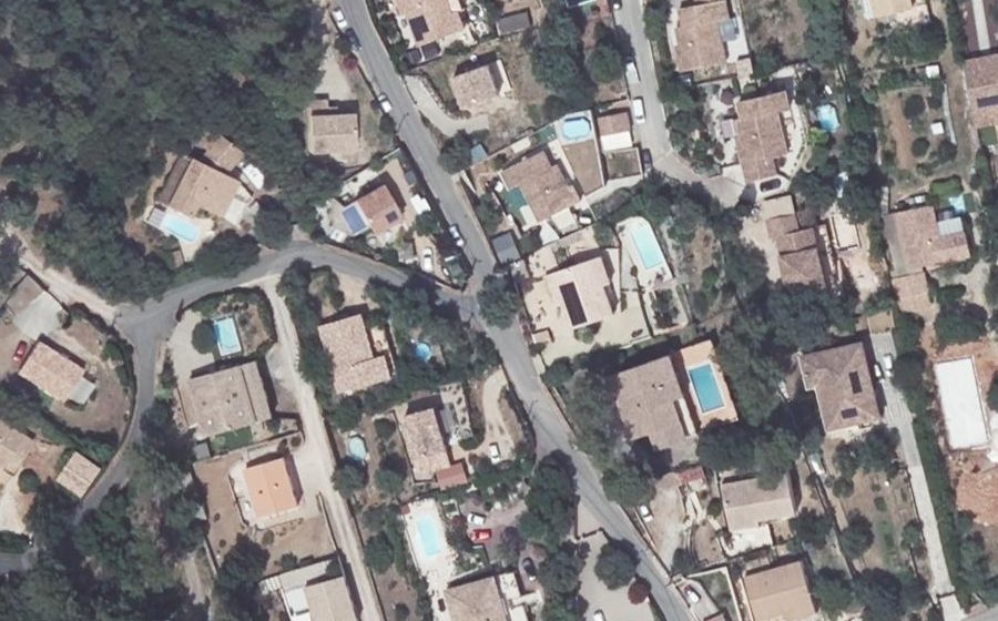Vue aérienne du Mini-giratoire n°2628528295