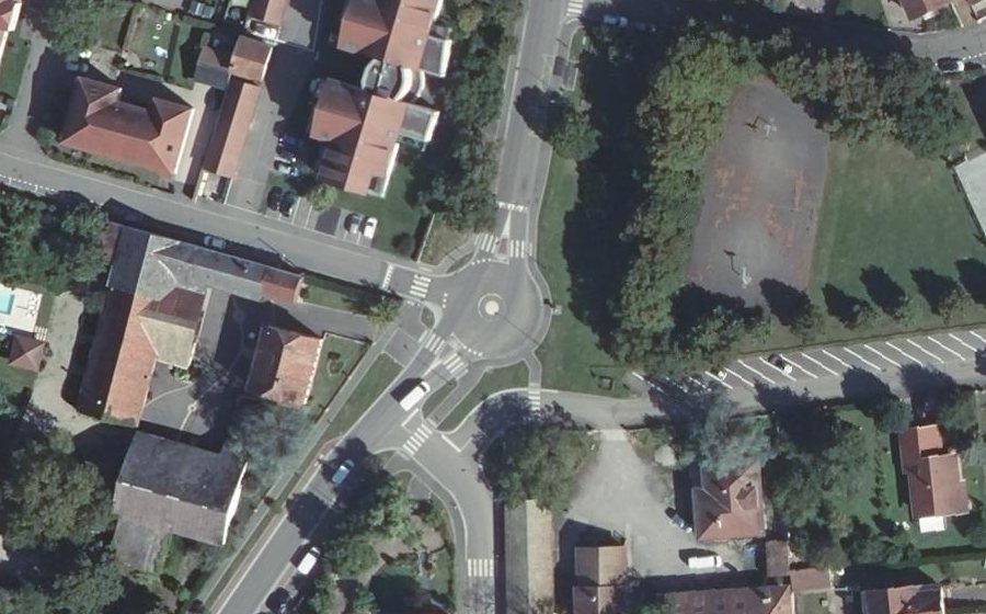 Vue aérienne du Mini-giratoire n°2633492116