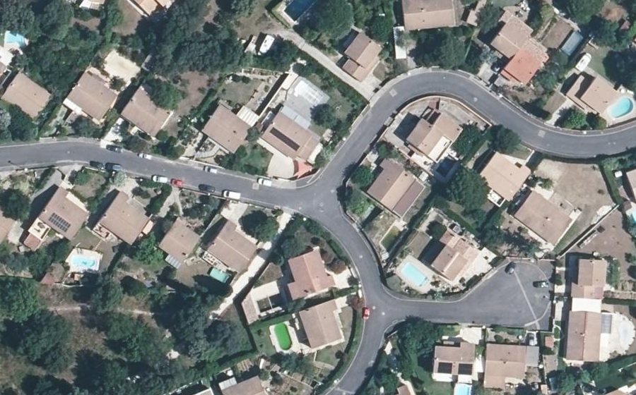 Vue aérienne du Mini-giratoire n°2639001879
