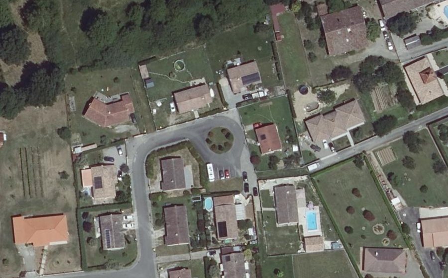 Vue aérienne du Mini-giratoire n°2660382538
