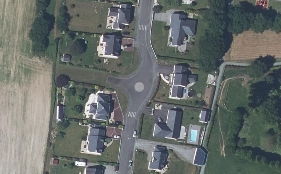 Vue aérienne du Mini-giratoire n°2680148841