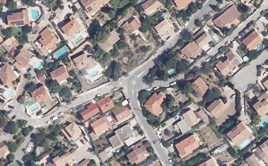 Vue aérienne du Mini-giratoire n°2687573969