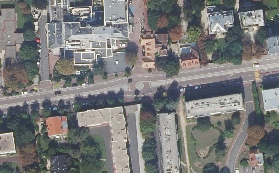 Vue aérienne du Mini-giratoire n°2697904533