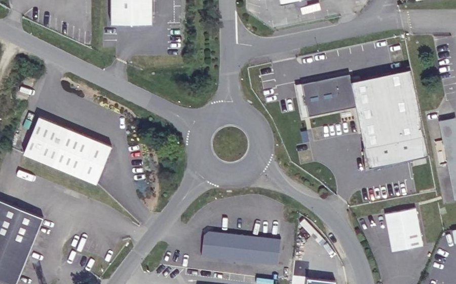 Vue aérienne du Rue Blaise Pascal