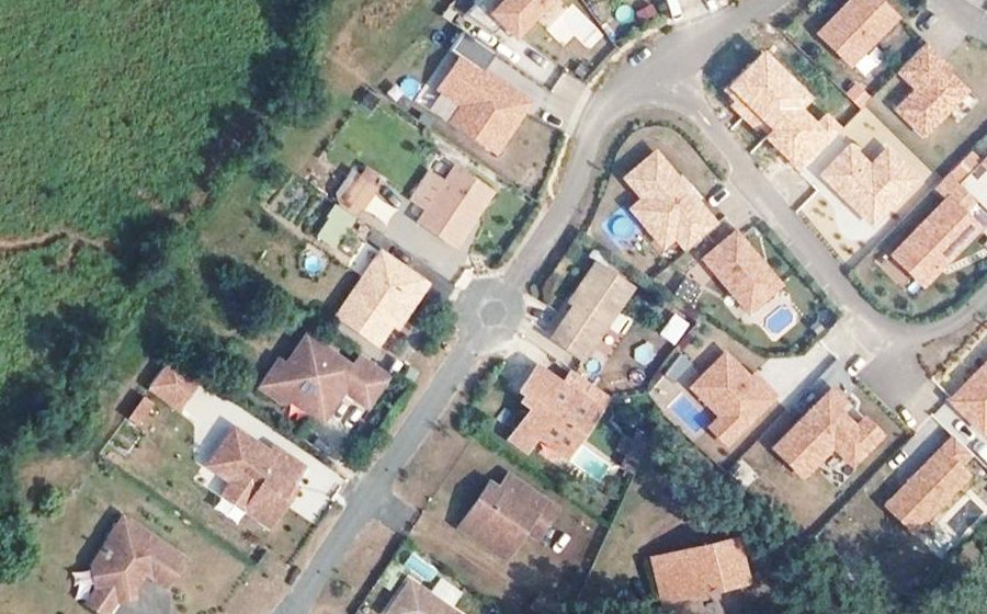 Vue aérienne du Mini-giratoire n°2701425556