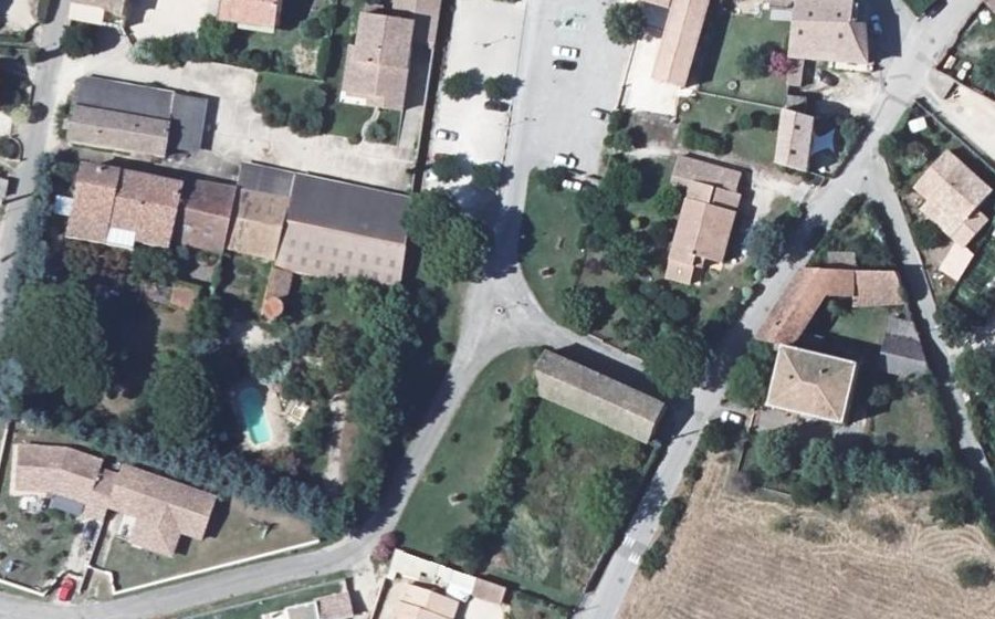 Vue aérienne du Mini-giratoire n°2719440188