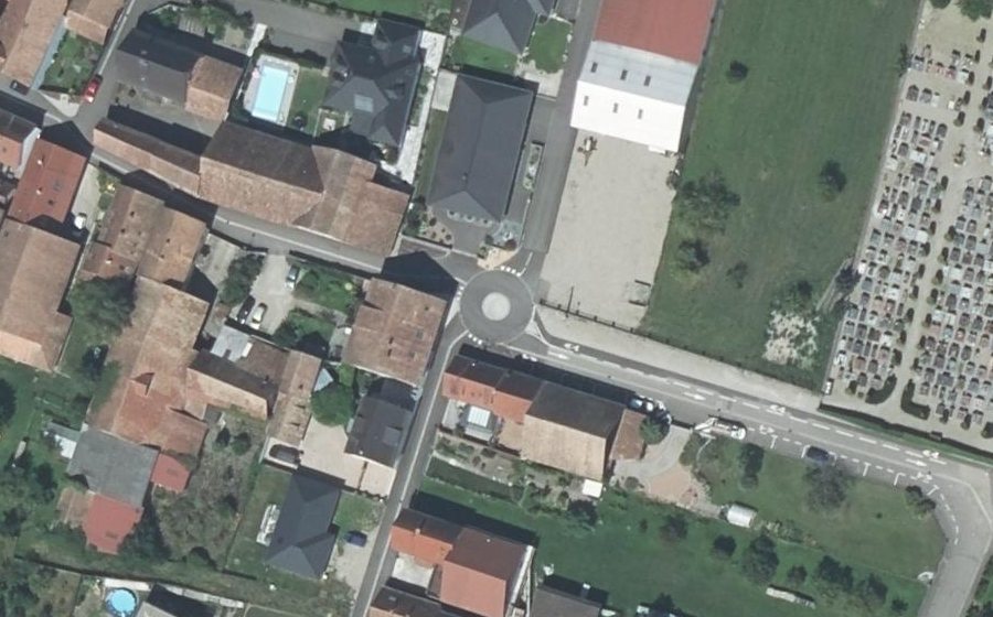 Vue aérienne du Mini-giratoire n°2726845372