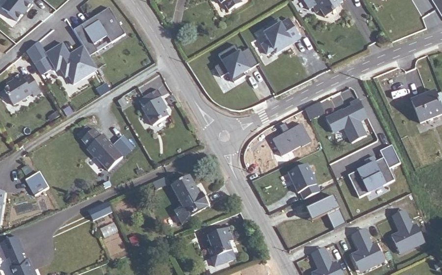 Vue aérienne du Mini-giratoire n°2728667984