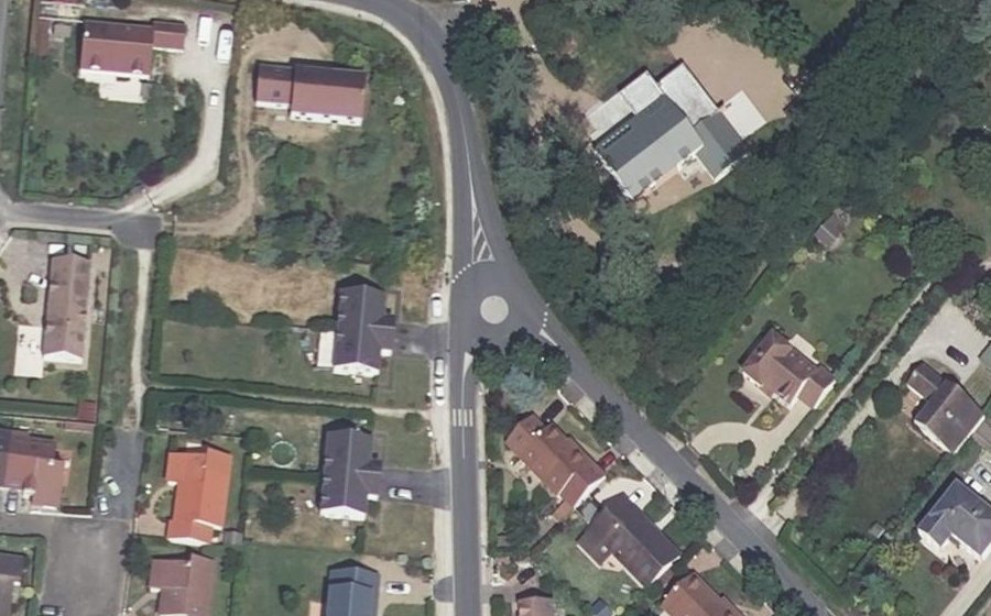 Vue aérienne du Mini-giratoire n°2747321773