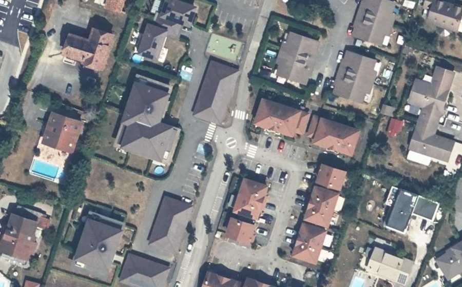 Vue aérienne du Mini-giratoire n°2759598929