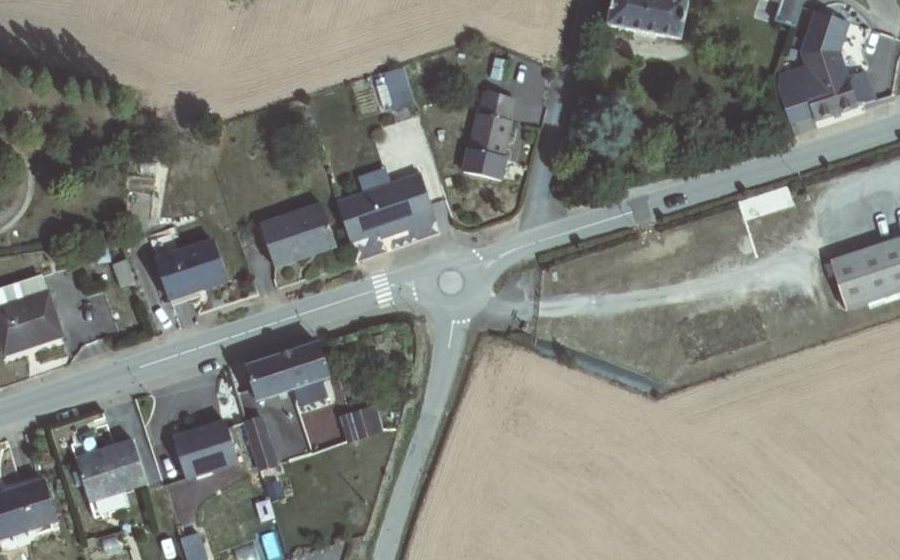 Vue aérienne du Mini-giratoire n°2771951511