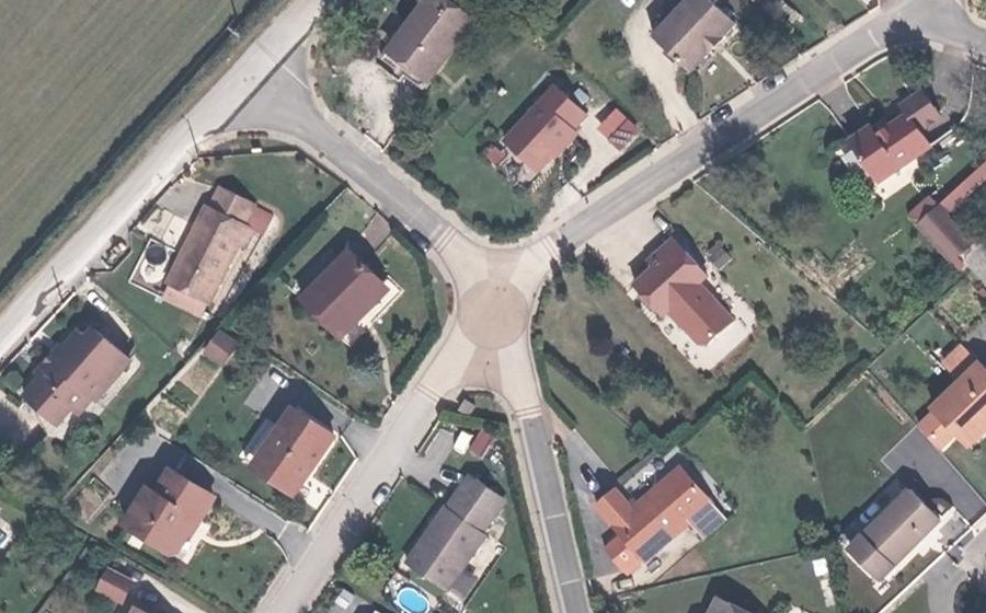 Vue aérienne du Mini-giratoire n°2784797872