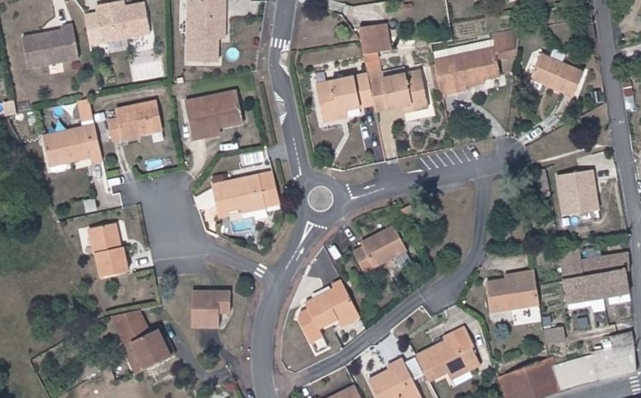 Vue aérienne du Mini-giratoire n°2789817419