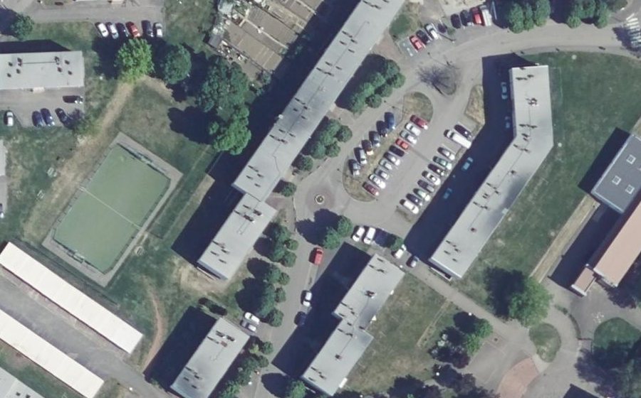 Vue aérienne du Mini-giratoire n°2801422106