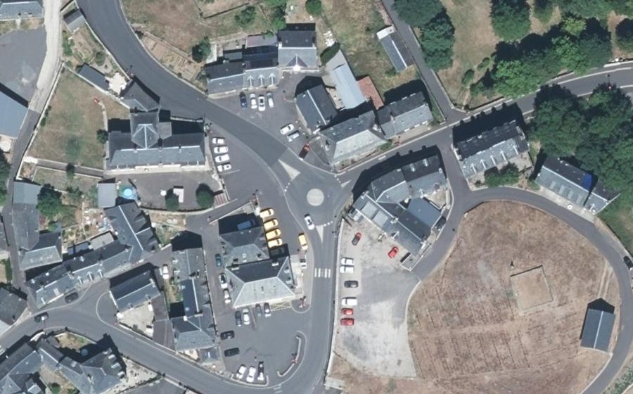 Vue aérienne du Mini-giratoire n°2809861795