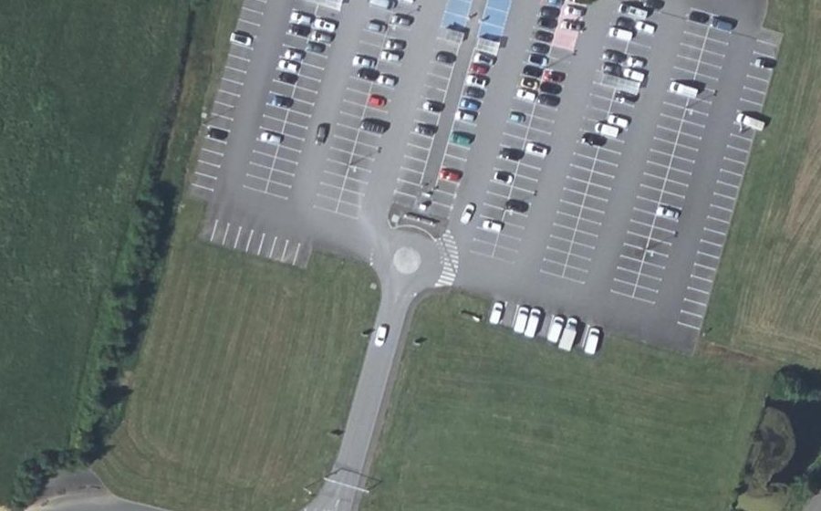 Vue aérienne du Mini-giratoire n°2810390012