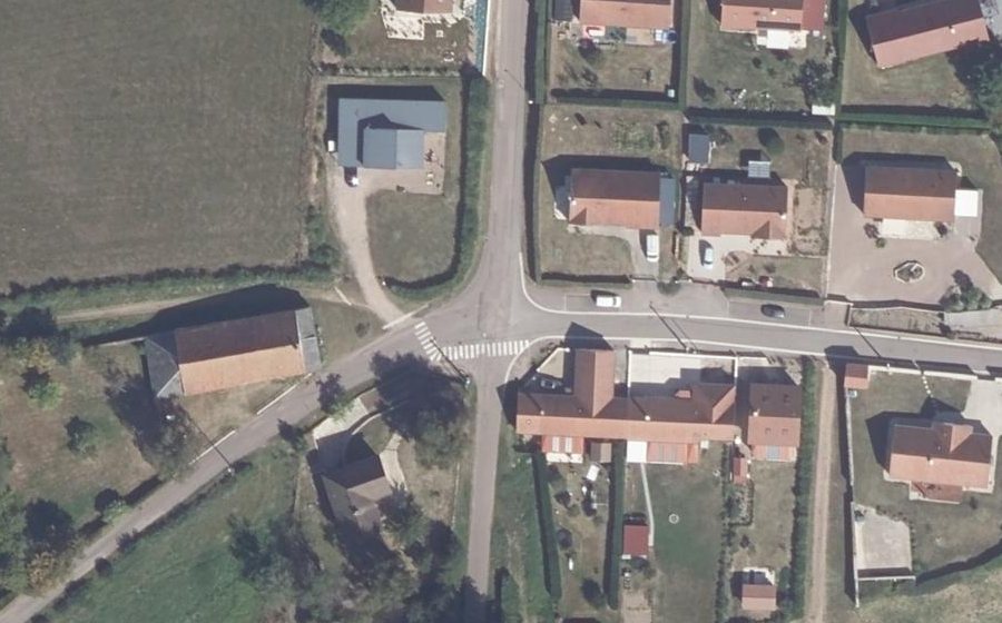 Vue aérienne du Mini-giratoire n°2828609608