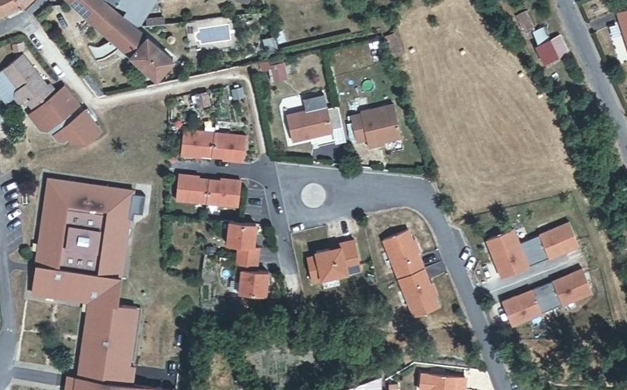 Vue aérienne du Mini-giratoire n°2839022003