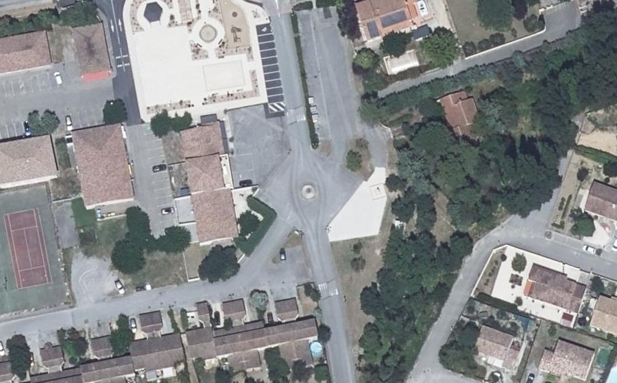 Vue aérienne du Mini-giratoire n°2853081917