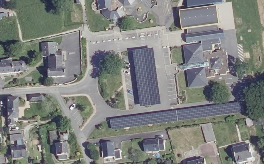 Vue aérienne du Rond-point anonyme n°1028604793