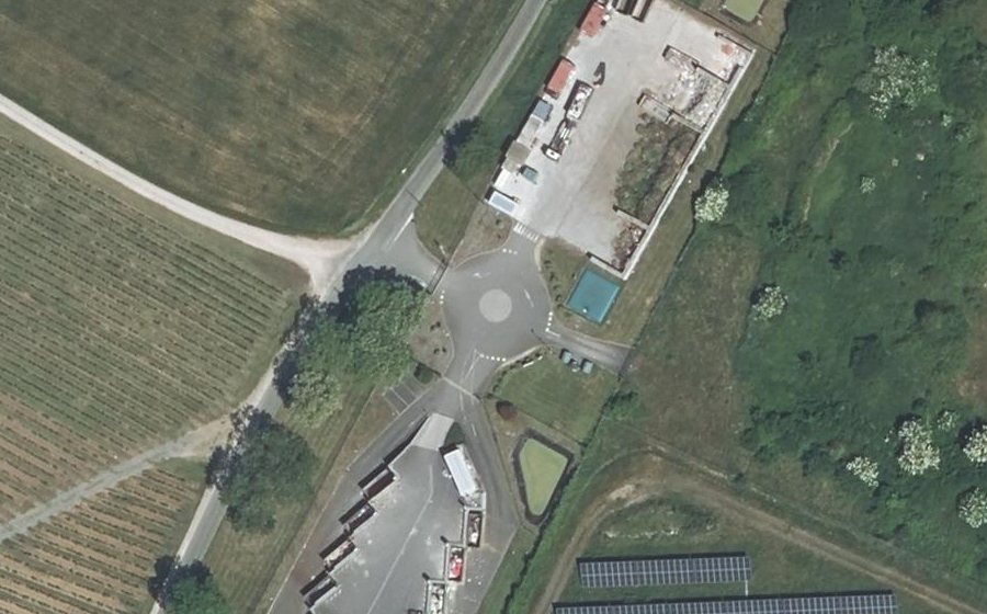 Vue aérienne du Mini-giratoire n°2907055628