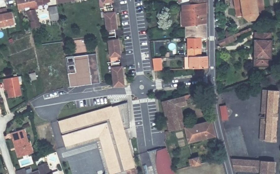 Vue aérienne du Mini-giratoire n°2960189230