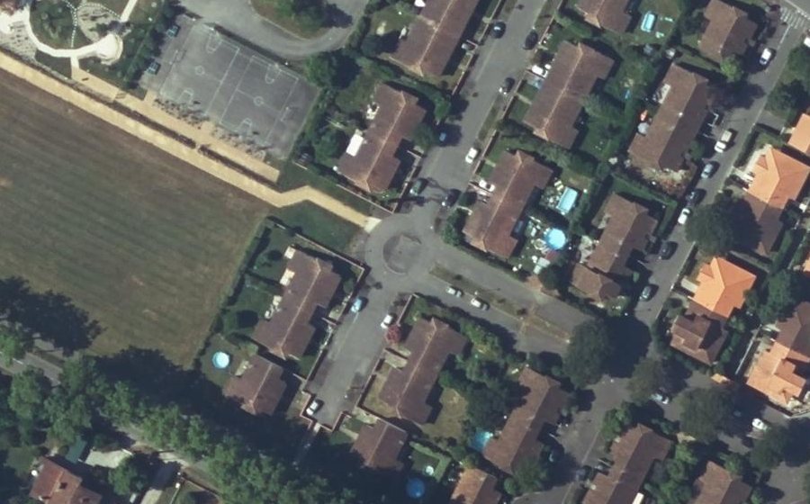 Vue aérienne du Mini-giratoire n°2962235278