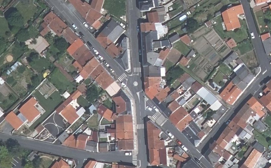 Vue aérienne du Mini-giratoire n°2967591216