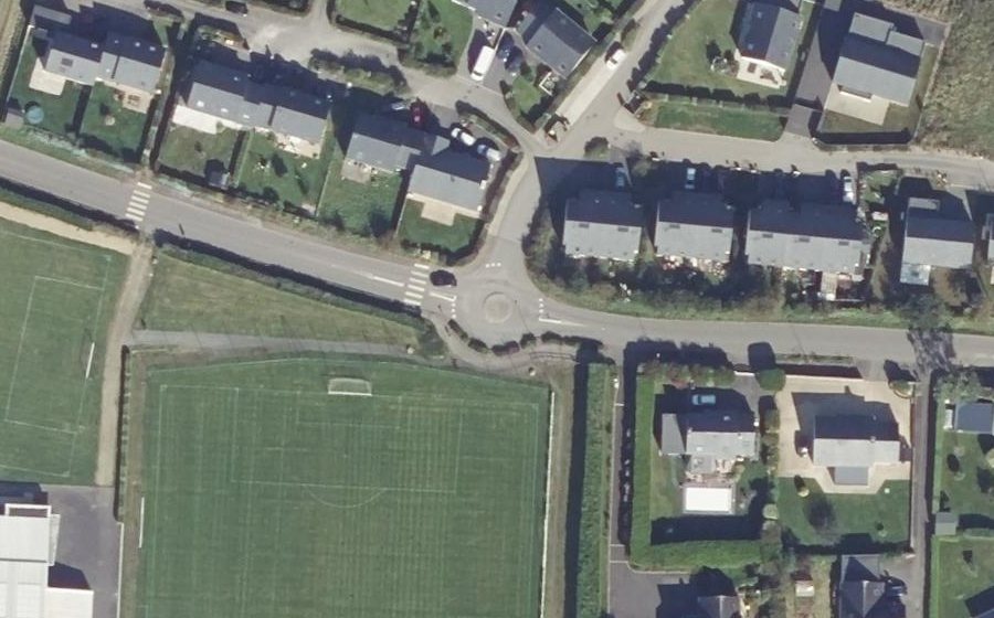 Vue aérienne du Mini-giratoire n°2968067868