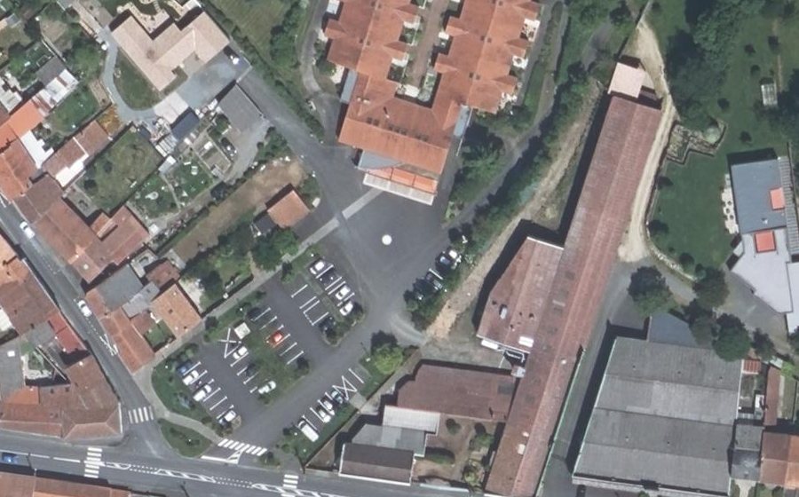 Vue aérienne du Mini-giratoire n°2968828229