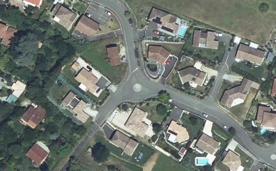 Vue aérienne du Mini-giratoire n°2980946562