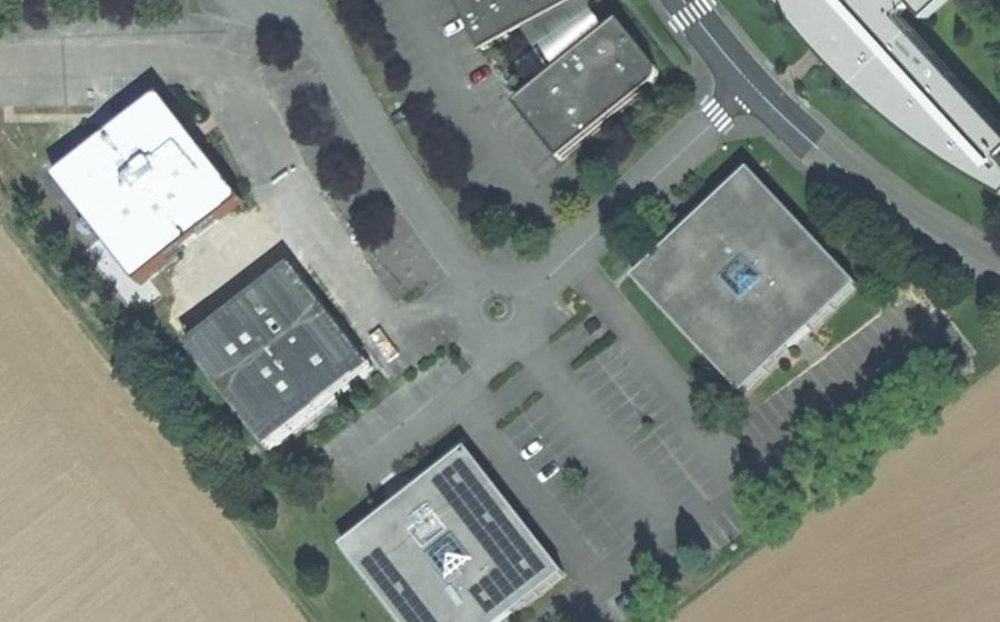 Vue aérienne du Rue du Parc