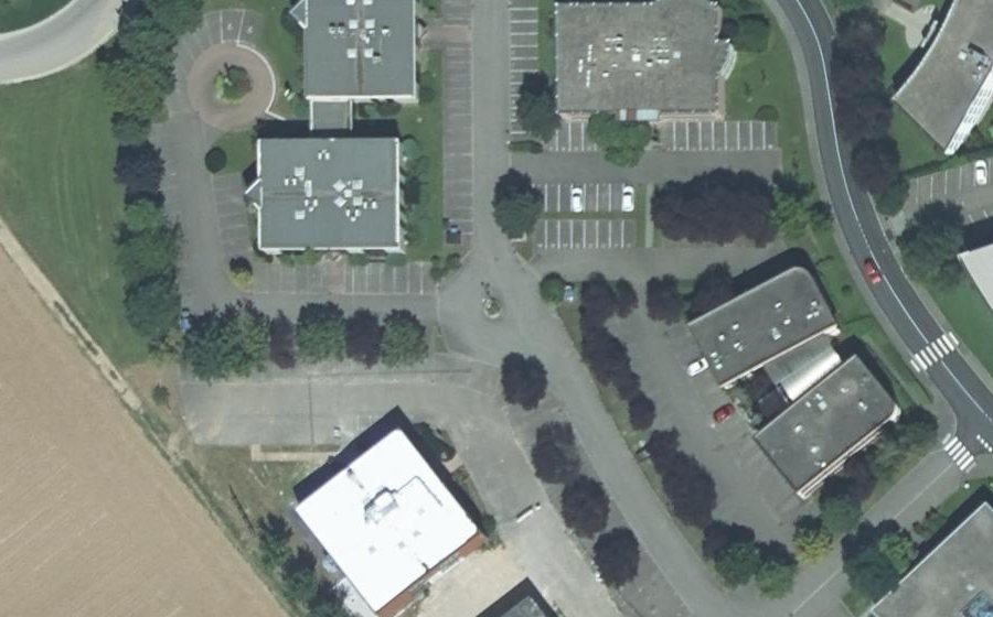 Vue aérienne du Rue du Parc