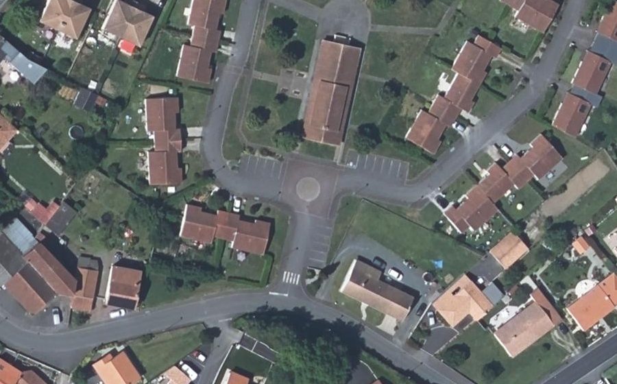 Vue aérienne du Mini-giratoire n°2987356353