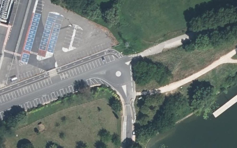 Vue aérienne du Mini-giratoire n°2989163762