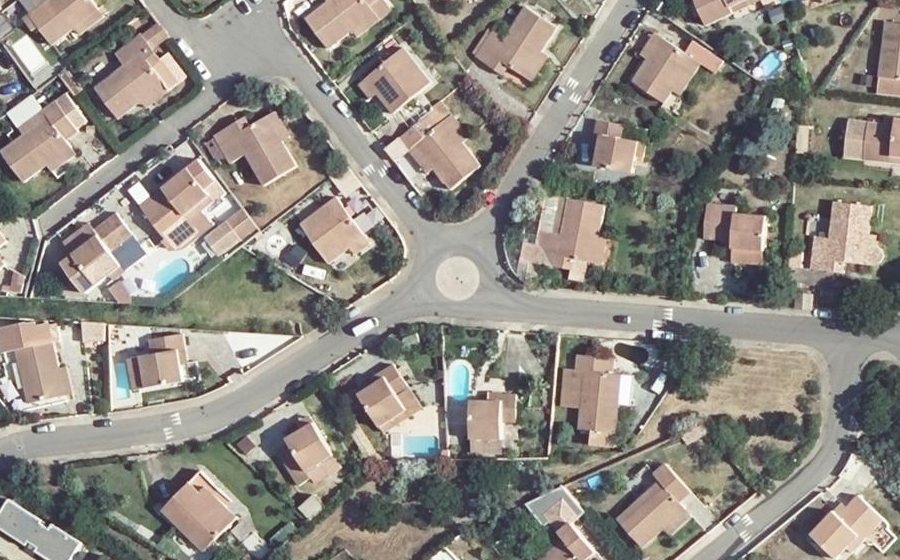 Vue aérienne du Mini-giratoire n°2992859449