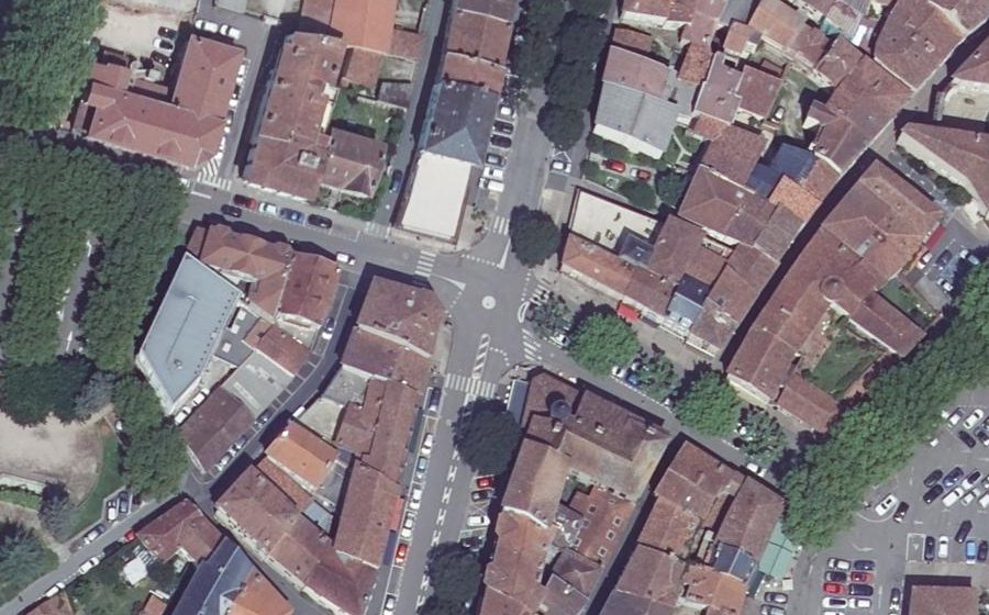 Vue aérienne du Mini-giratoire n°2997261955