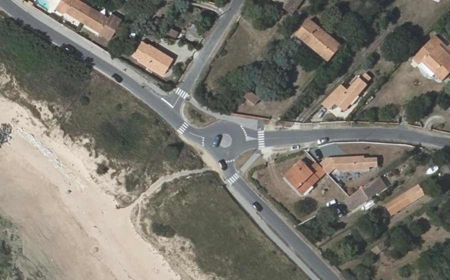 Vue aérienne du Mini-giratoire n°3016150891