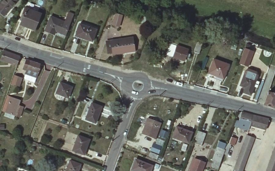 Vue aérienne du Mini-giratoire n°3018070773