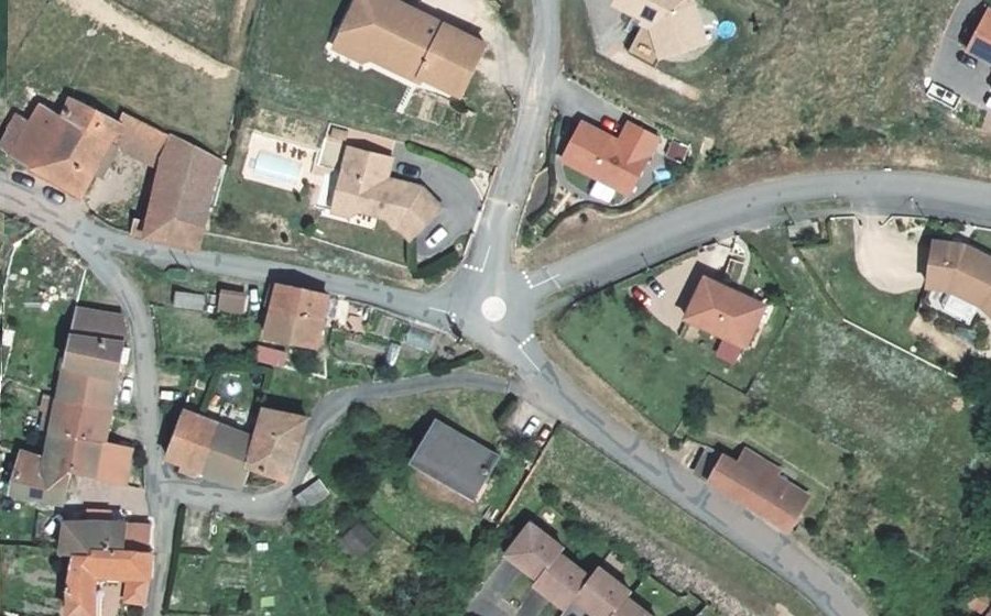 Vue aérienne du Mini-giratoire n°3032630645