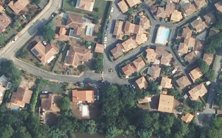 Vue aérienne du Mini-giratoire n°3040787563