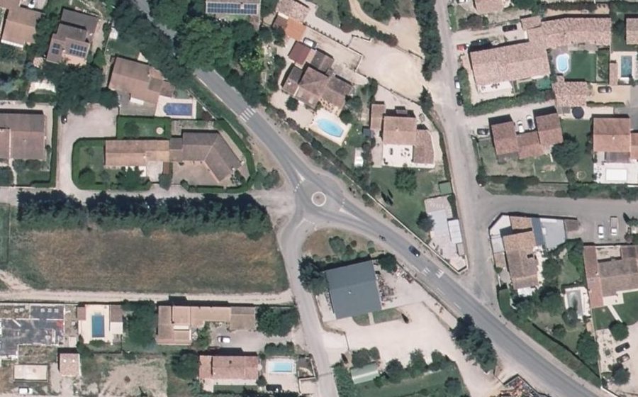 Vue aérienne du Mini-giratoire n°3041199269